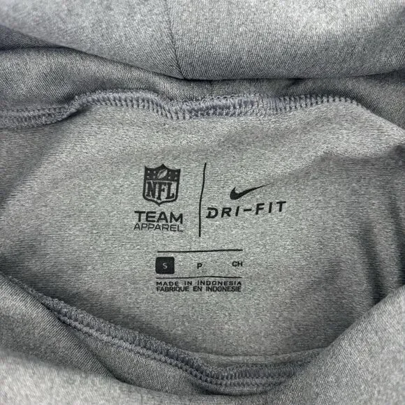 Women’s Nike Black Heathered Charcoal Philadelphia Eagles Light Cowl‎ Neck Small - Picture 3 of 10